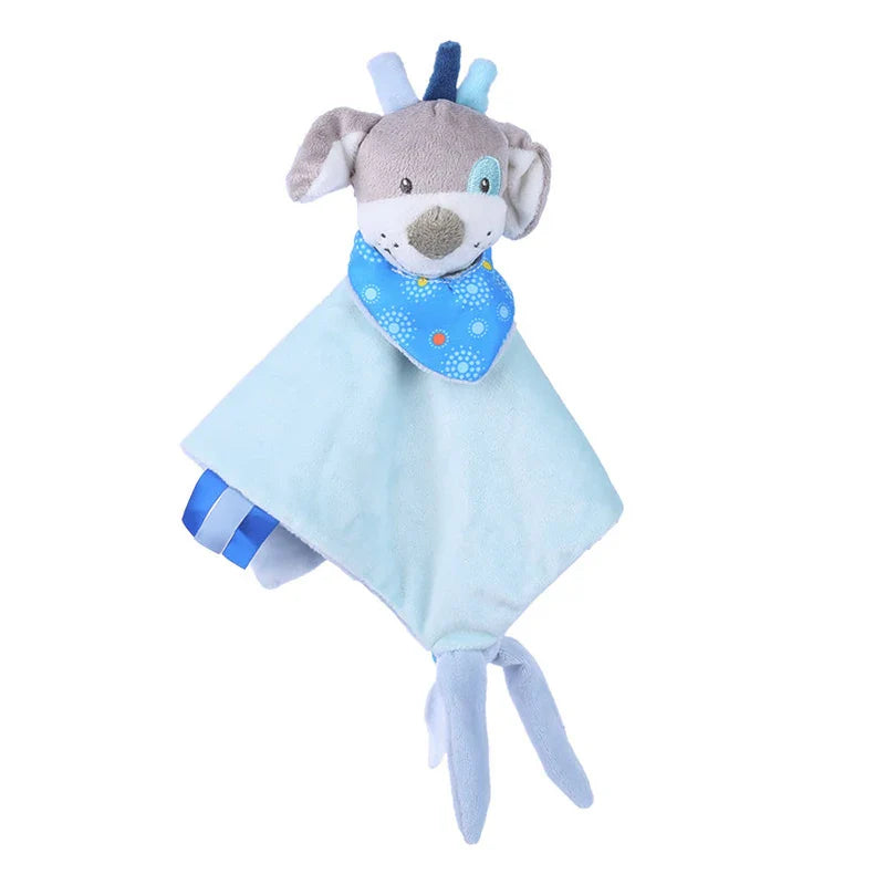 Baby Comfort Soothing Blankets with Animal Toys