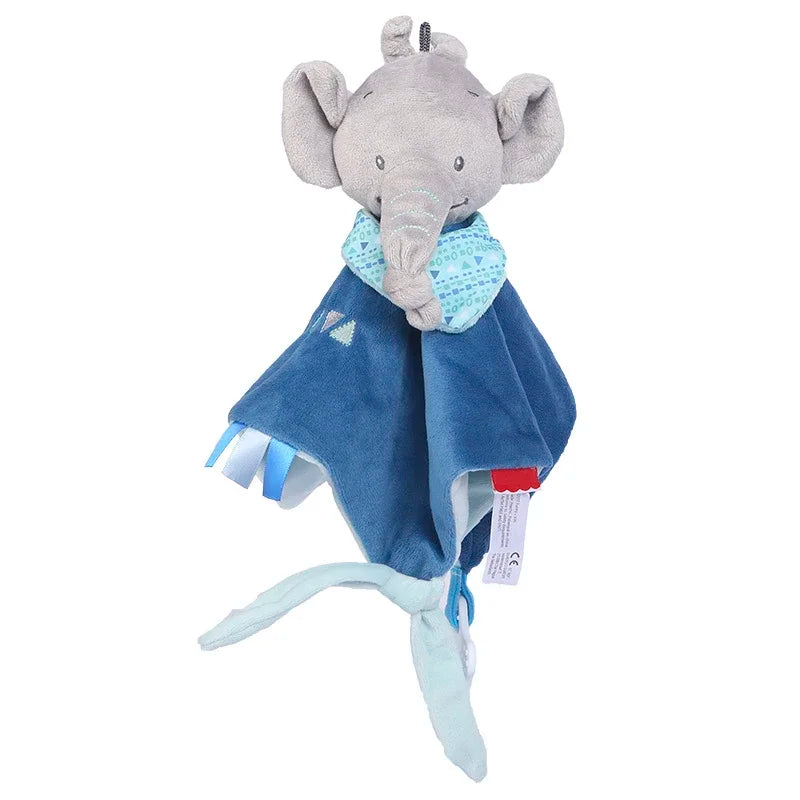Baby Comfort Soothing Blankets with Animal Toys