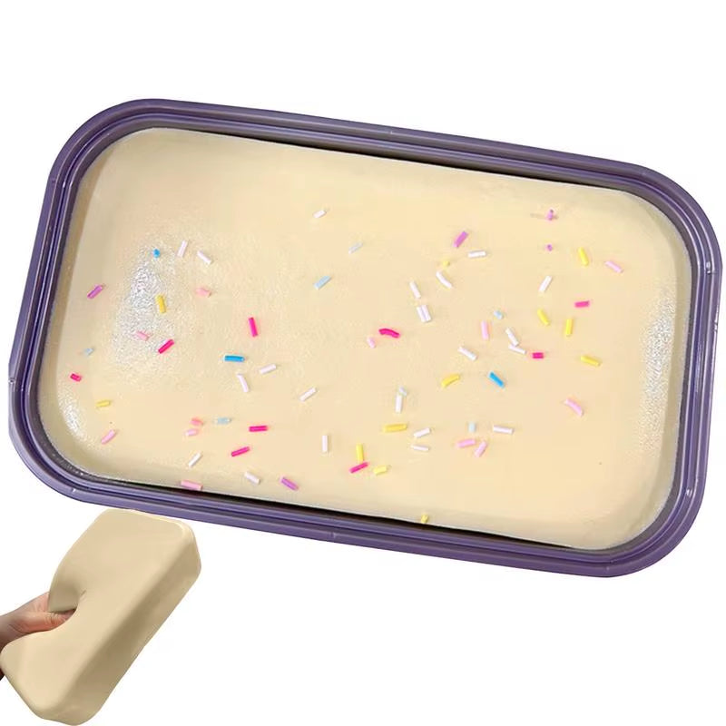 Sensory Cake Stress Toys Simulation Toast Sensory Toys Sensory Stimulation Party Favors Slow Rebound Stress Relief Toy Squeeze