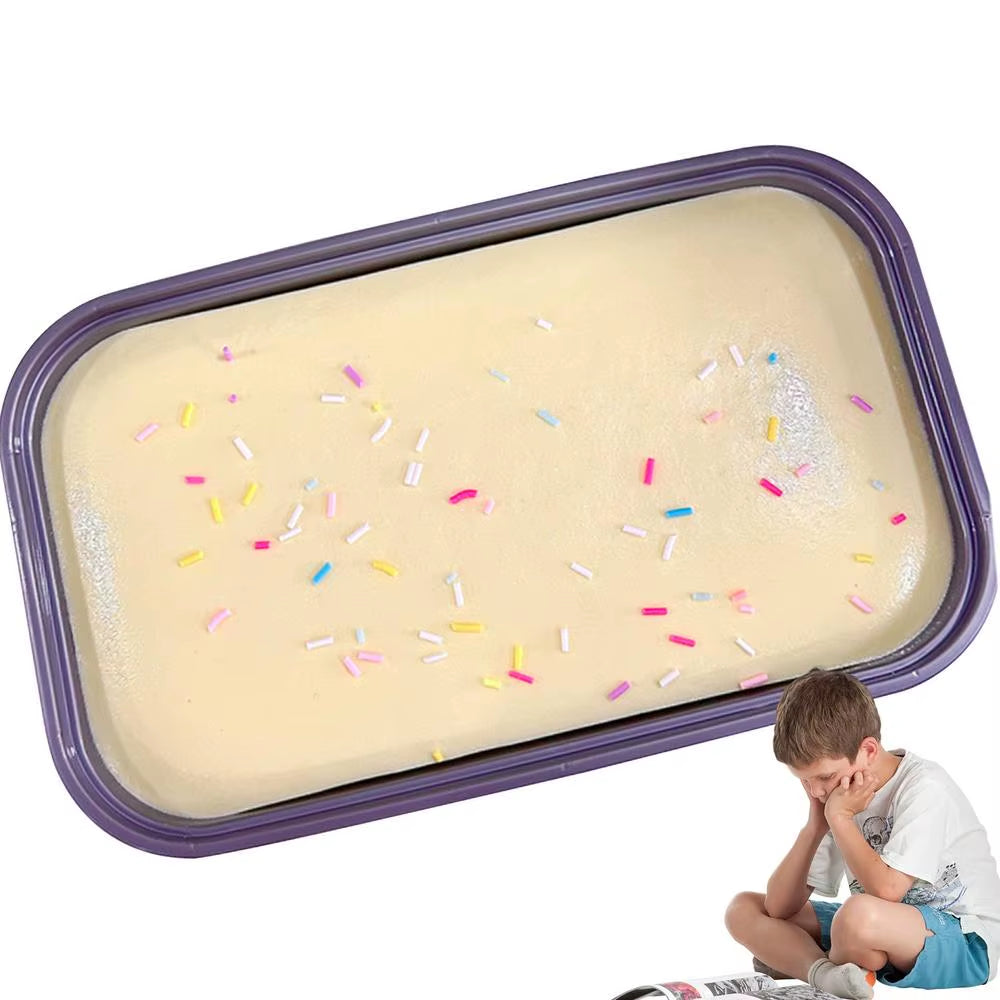 Sensory Cake Stress Toys Simulation Toast Sensory Toys Sensory Stimulation Party Favors Slow Rebound Stress Relief Toy Squeeze