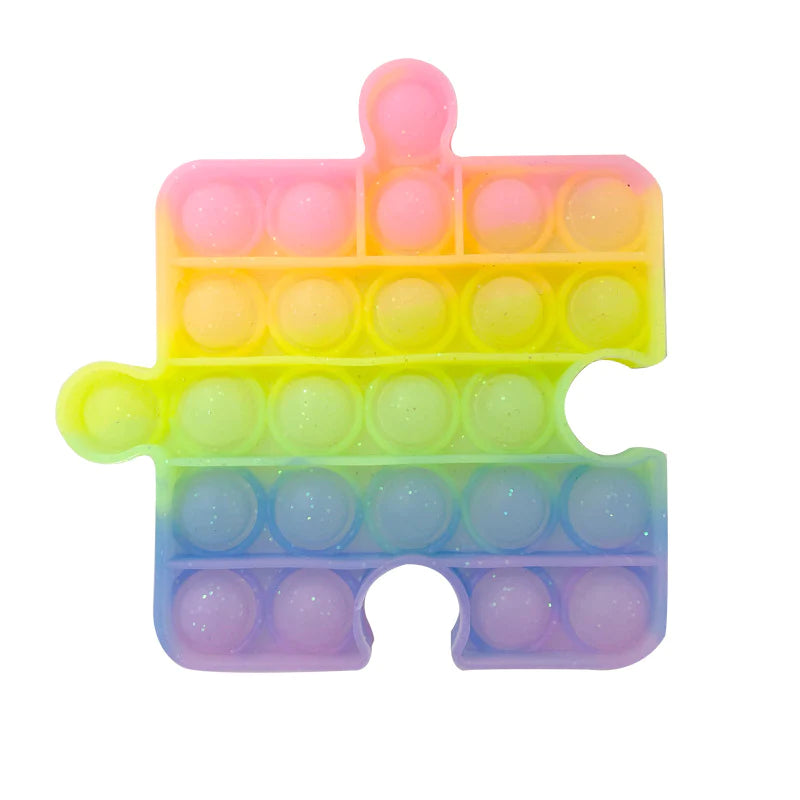 Glittering Antistress Toys Ice Cream Push Bubble Sensory Toys Children Autism Fidget Stress Reliever Toy for Kids Adult
