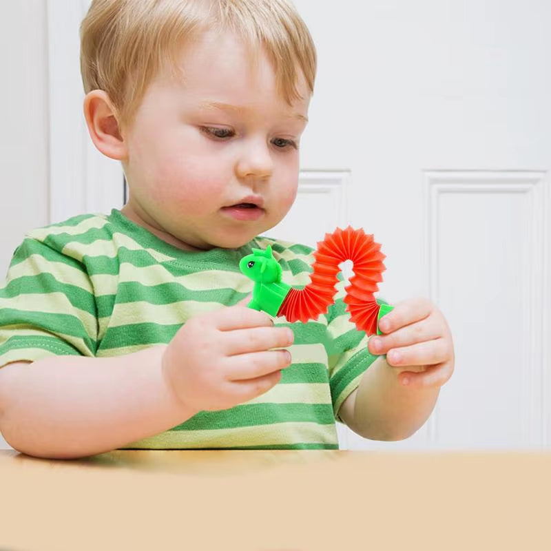 Tubes Sensory Toy Toddler Animal Tubes Strechable Travel Toys Funny Sensory Toys Party Favors Classroom Prizes