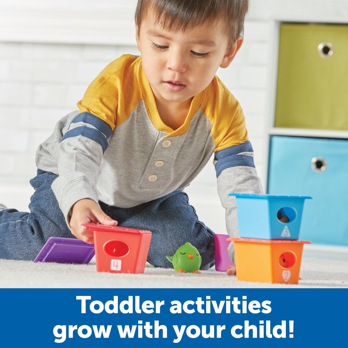 Peek-A-Bird Learning Buddies - 15 Pieces, Toddler Learning Toys for Boys and Girls Ages 18+ Months
