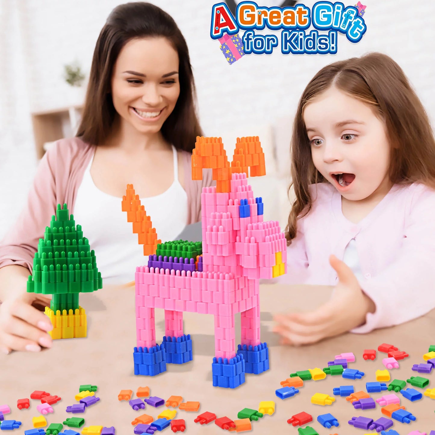 600 Pcs Set Building Blocks Construction STEM Toy - Educational Kit