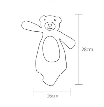 Baby Comfort Soothing Blankets with Animal Toys